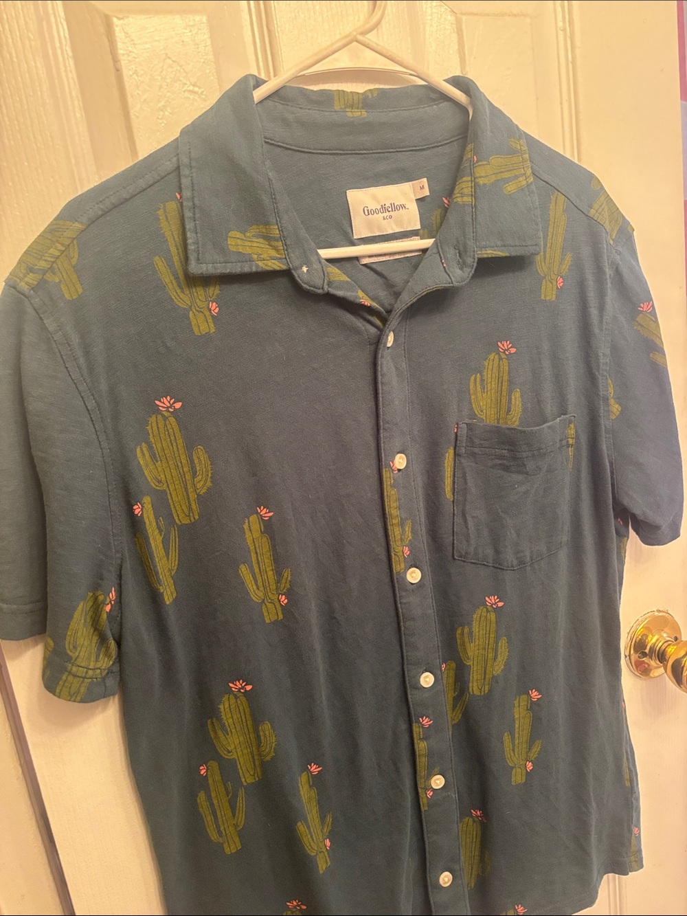 Arizona cactus button up shirt